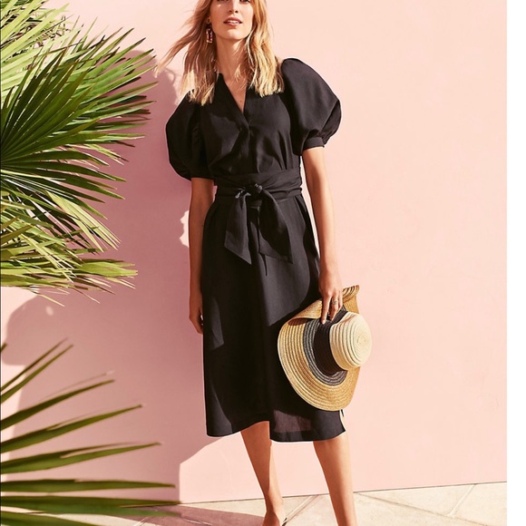 Ann Taylor midi shirt dress - Picture 2 of 5